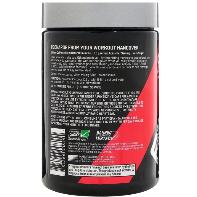 BSN, AminoX, вкус колы, 300 г