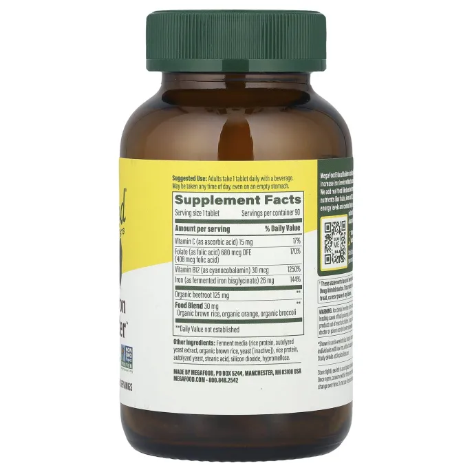 MegaFood, Blood Builder, 90 таблеток