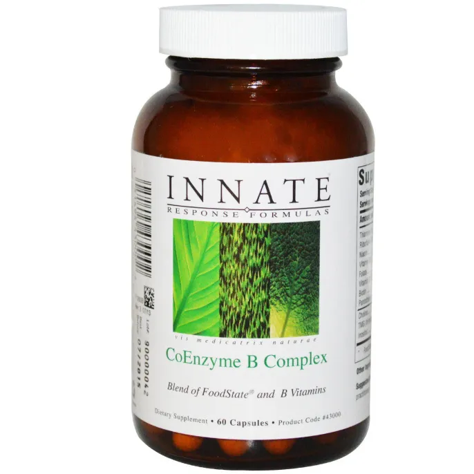 Innate Response Formulas, Коферментный комплекс витаминов группы B, 60 капсул