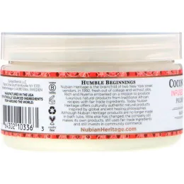 Nubian Heritage, Масло ши, наполнено кокосом и папайей, 113 г