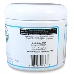 Organic Fiji, Органический сахарный скраб, без отдушки, 20 унции(566 г)