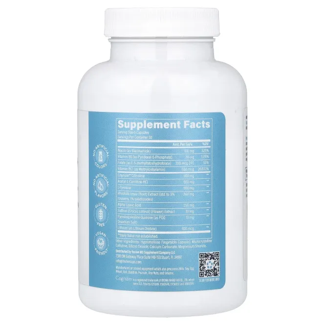 Revive, Brain+, 150 растительных капсул