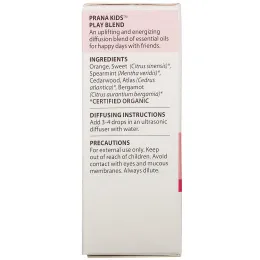 Pranarom, PRANA KIDS, Essential Oil, Play, +3 Months, .17 fl oz (5 ml)