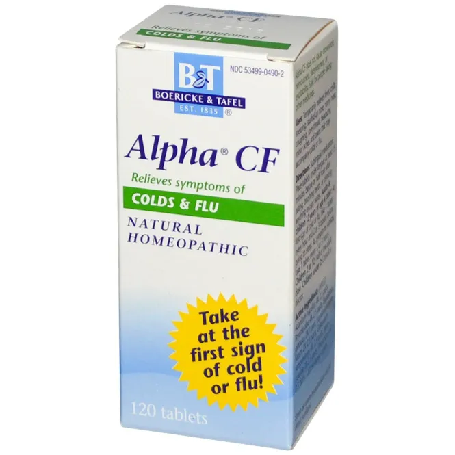 Boericke & Tafel, Пищевая добавка «Альфа CF», 120 таблеток