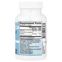 Vitacost, Natural Vitamin E with Selenium, 90 Softgels