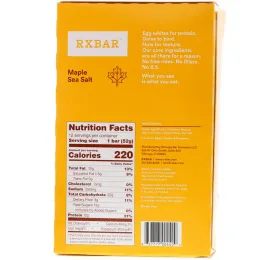 RXBAR, Протеиновые батончики, кленовая соль, 12 батончиков, 52 г (1,83 унции)