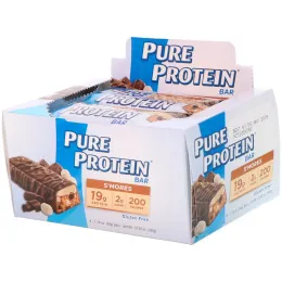 Pure Protein, Батончик S'mores, 6 батончиков, 50 г (1,76 унций) каждый