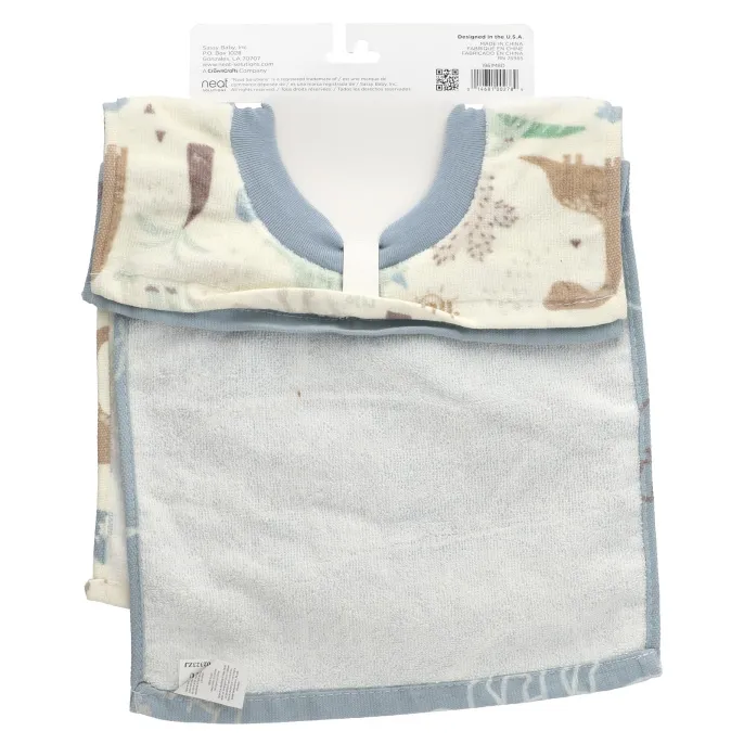 Neat Solutions, детские нагрудники, от 6 месяцев, динозавры, 2 шт.