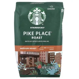 Starbucks, Pike Place®, кофе, молотый, средней обжарки, 340 г (12 унций)