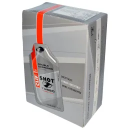 Clif Bar, Энергетический гель Shot Turbo, двойной экспрессо + кофеин, 24 пакетика, по 1,2 унции (34 г) каждый