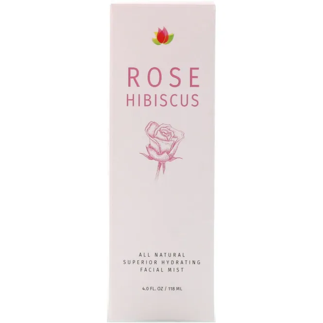 Reviva Labs, Rose Hibiscus Hydrating Facial Mist , 4 fl oz (118 ml)