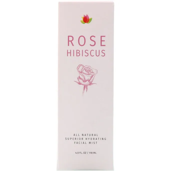 Reviva Labs, Rose Hibiscus Hydrating Facial Mist , 4 fl oz (118 ml)
