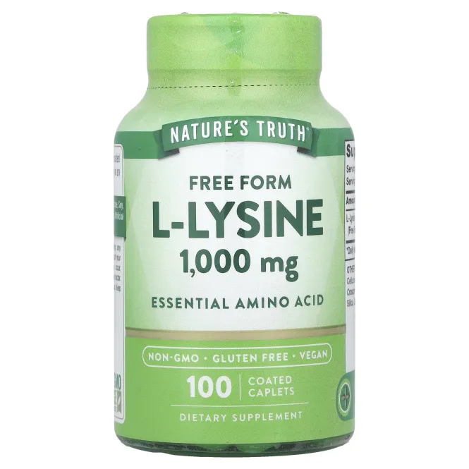 Nature's Truth, L-лизин, 1000 мг, 100 капсул, покрытых оболочкой