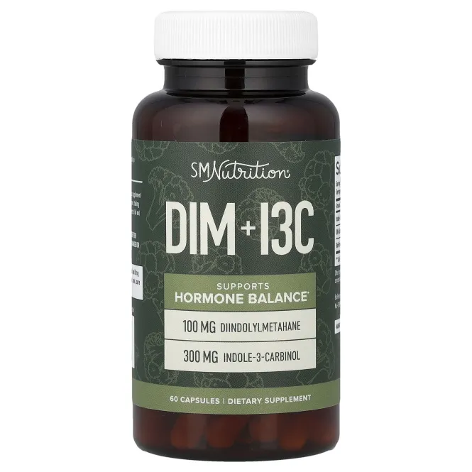 SMNutrition, DIM + I3C, 60 капсул