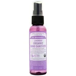 Dr. Bronner's, Органическое дезинфицирующее средство для рук Лаванда 2 жидких унции