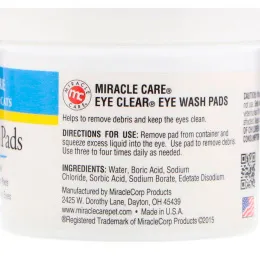 Miracle Care, Eye Care, Eye Wash Pads, For Dogs & Cats, 90 Pads