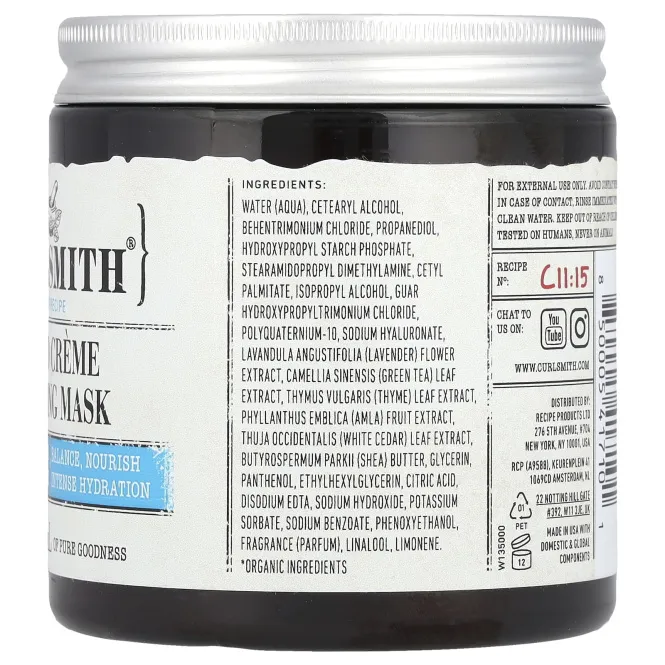 Curlsmith, Успокаивающая гидрокремовая маска, 237 мл (8 жидк. Унций)