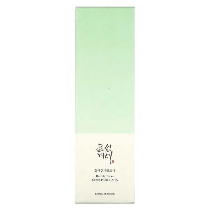 Beauty of Joseon, Bubble Toner, Green Plum + AHA, 5.07 fl oz (150 ml)