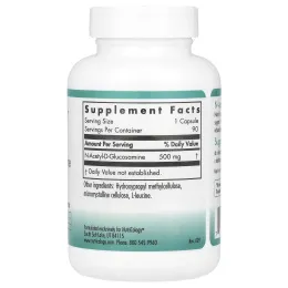 Nutricology, N-ацетил глюкозамин, 90 вегетарианских капсул