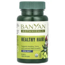 Banyan Botanicals, Здоровые волосы, 90 таблеток