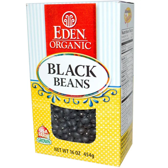 Eden Foods, Органическая черная фасоль, 16 унций (454 г)