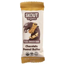 Skout Organic, детские батончики-снеки, с шоколадом и арахисовой пастой, 6 шт. по 24 г (0,85 унции)