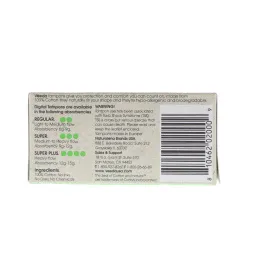 Veeda, 100% Natural Cotton Tampon, Regular, 16 Tampons