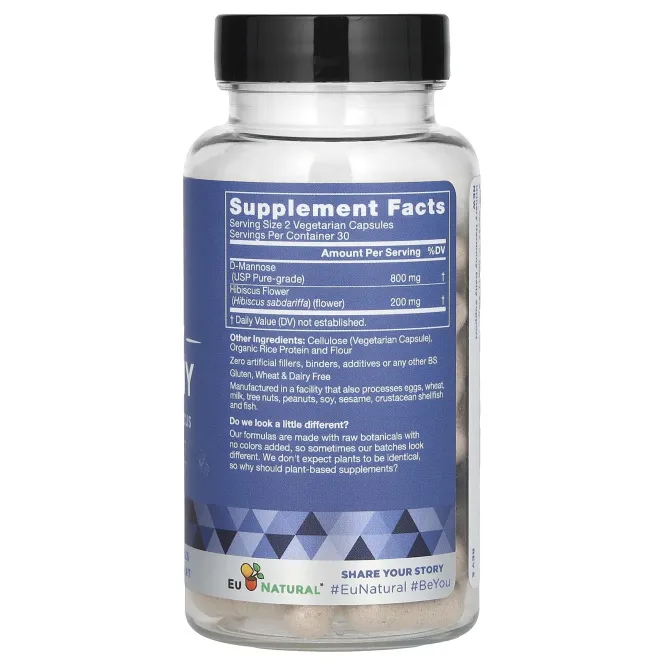 Eu Natural, Urinary Harmony, поддержка мочевыводящих путей, 60 вегетарианских капсул