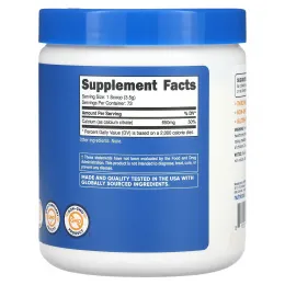 Nutricost, цитрат кальция, без вкусовых добавок, 250 г (8,9 унции)
