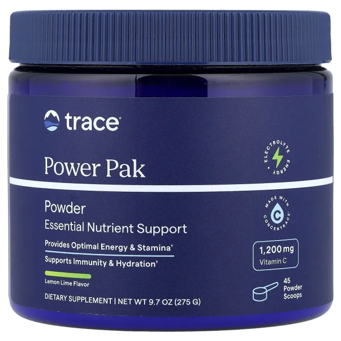 Trace, Power Pak, лимон и лайм, 275 г (9,7 унции)