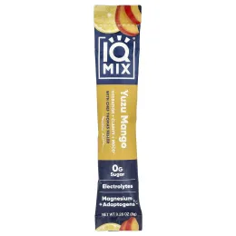 IQBAR, IQMIX®, смесь для увлажнения, чистоты и настроения, со вкусом манго юдзу, 20 стиков по 8 г (0,28 унции)