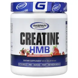 Gaspari Nutrition, креатин HMB, со вкусом клубничного лимонада, 300 г