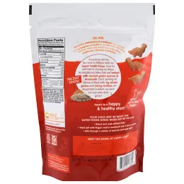 Happy Family Organics, Organics Happy Tot, суперпродукты, воздушная закуска в виде динозавриков из зерновых, базилик и чеддер, 1,48 унции (42 г)