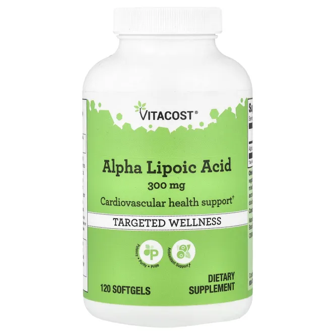 Vitacost, Alpha Lipoic Acid, 300 mg, 120 Softgels