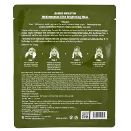 Leaders, Осветляющая маска со средиземноморской оливкой, 1 маска