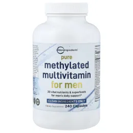 Micro Ingredients, чистые метилированные мультивитамины для мужчин, 240 капсул
