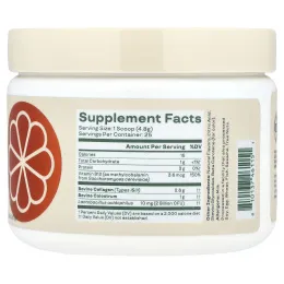 Bloom, Молозиво и пептиды коллагена, апельсиновый вкус, 120 г (4,23 унции)