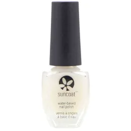 Suncoat, Water-Based Nail Polish, Clear Base/Top Coat, 0.43 fl oz (13 ml)