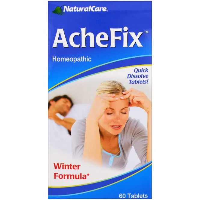 NaturalCare, AcheFix, 60 таблеток