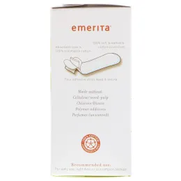 Emerita, Прокладки из натурального хлопка, классической формы, 30 шт.