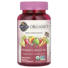 Garden of Life, Mykind Organics, мультивитамин для женщин старше 40 лет, органические ягоды, 120 жевательных конфет