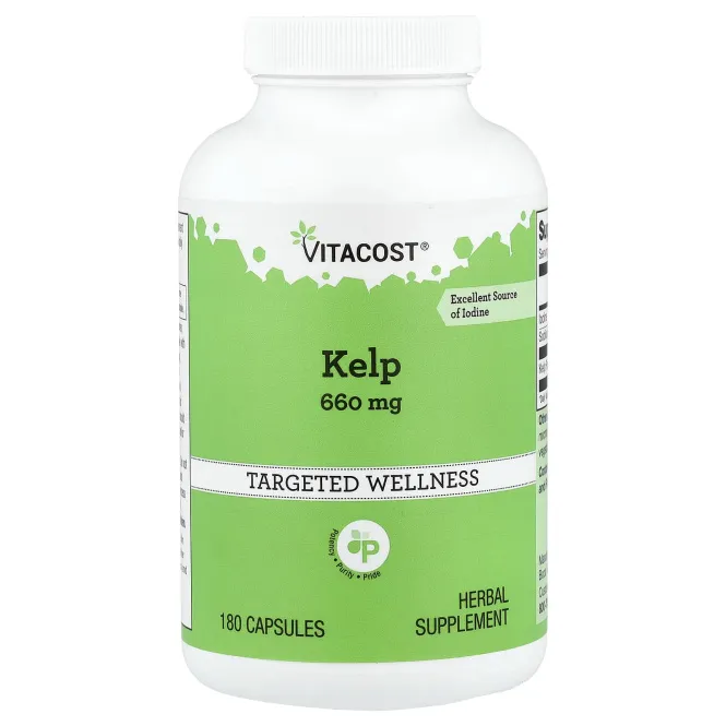 Vitacost, Kelp, 660 mg, 180 Capsules