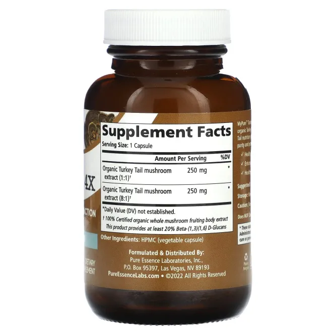 Pure Essence, My Pure, индейка 4x, 30 растительных капсул