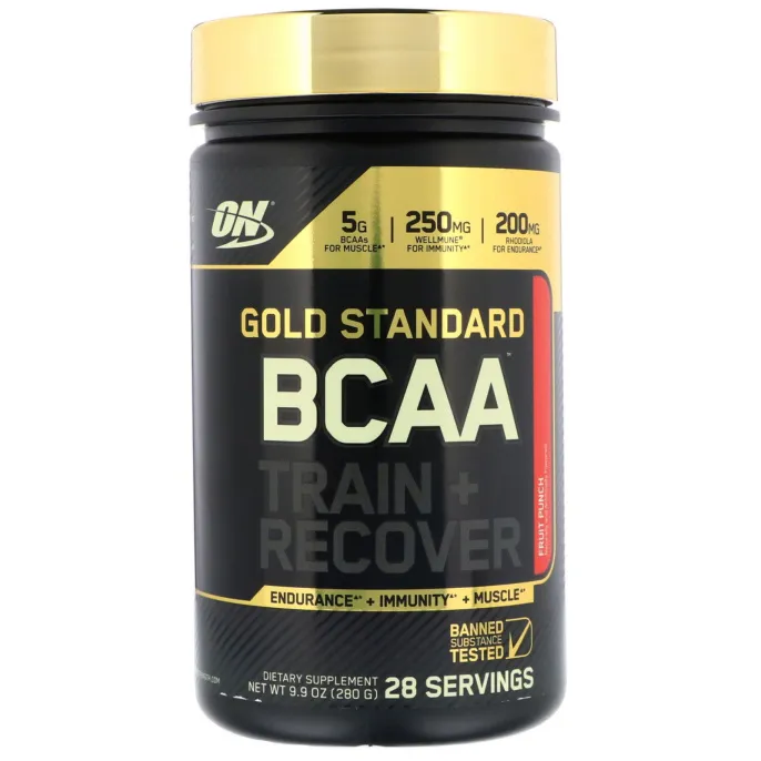 Optimum Nutrition, Gold Standard, BCAA, тренировки и восстановление, фруктовый пунш, 280 г (9,9 унций)