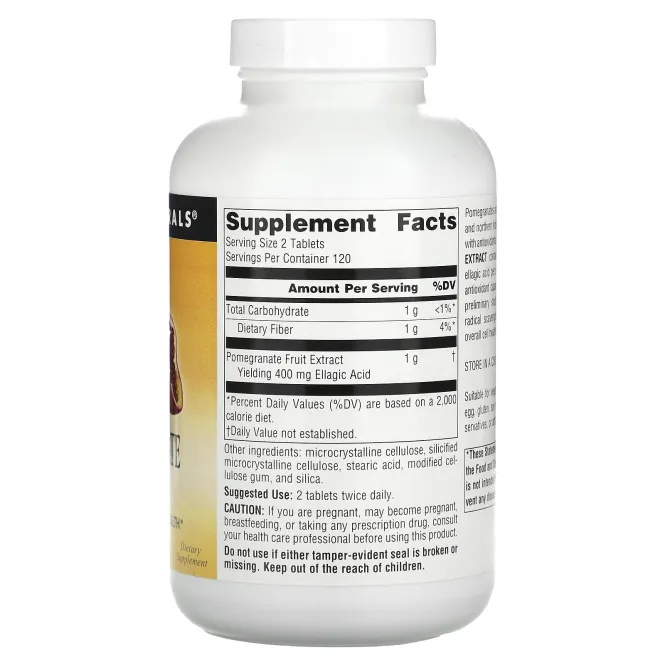 Source Naturals, Экстракт граната, 240 таблеток