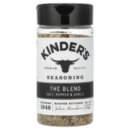 KINDER'S, приправа, смесь, соль, перец и чеснок, 177 г (6,25 унции)