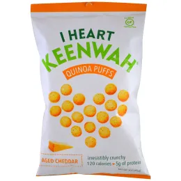 I Heart Keenwah, Шарики с киноа, Зрелый чеддер, 3 унции (85 г)