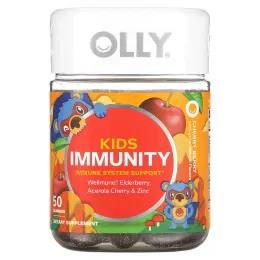 OLLY, Kids Immunity, Cherry Berry, 50 жевательных таблеток