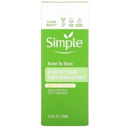 Simple Skincare, Kind to Skin, легкое защитное увлажняющее средство, SPF 15, 124 мл (4,2 жидк. Унции)
