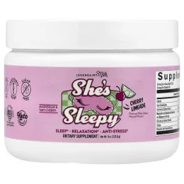 Legendairy Milk, She's Sleepy, вишневый лаймад, 226,8 г (8 унций)